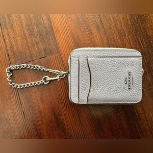 Coach wallet with chain